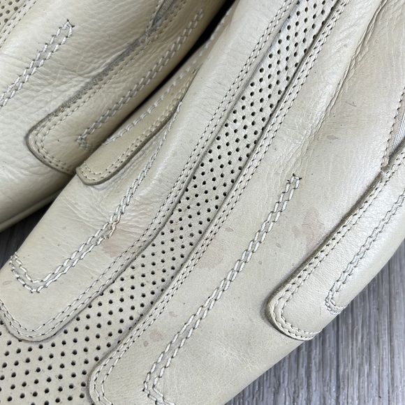 ERNESTO DOLLANI 6133 BEIGE LEATHER SLIP ON LOAFERS - Picture 5 of 15